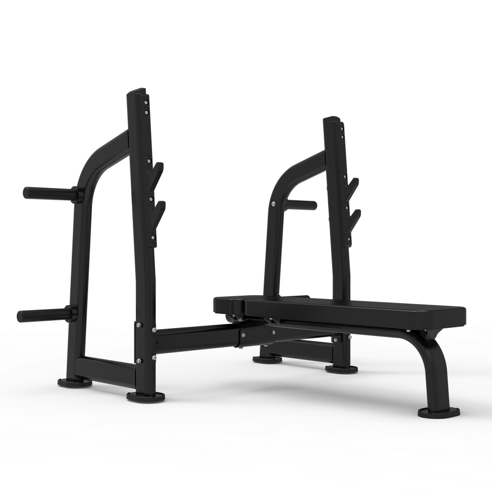 Banc plat développé couché
