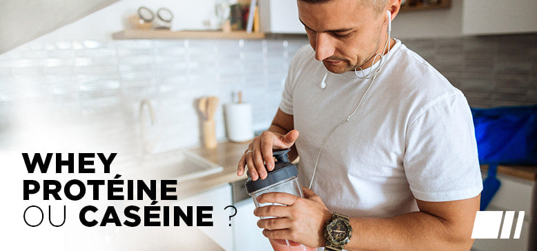 whey ou caséine