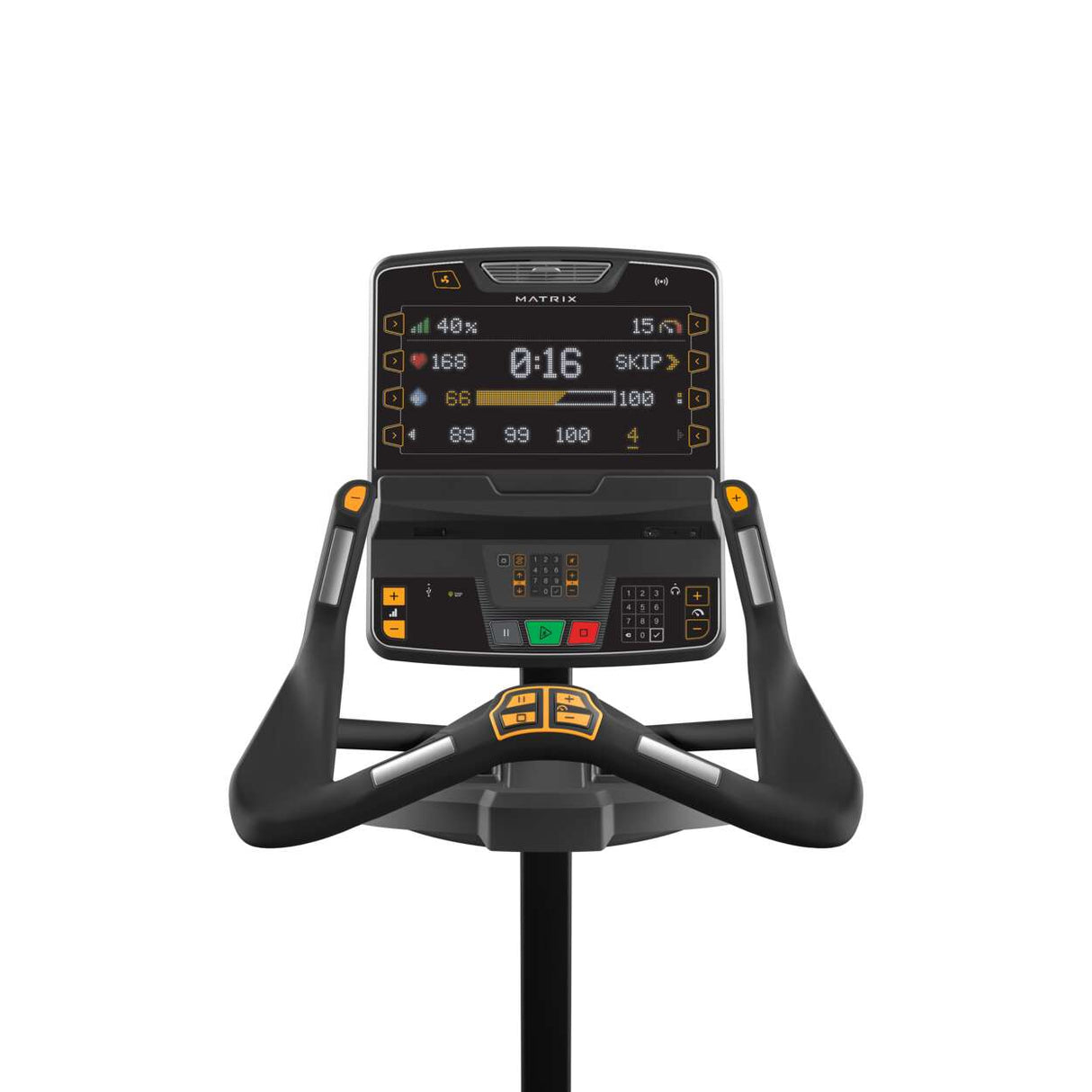 Vélo droit Performance console Premium Led