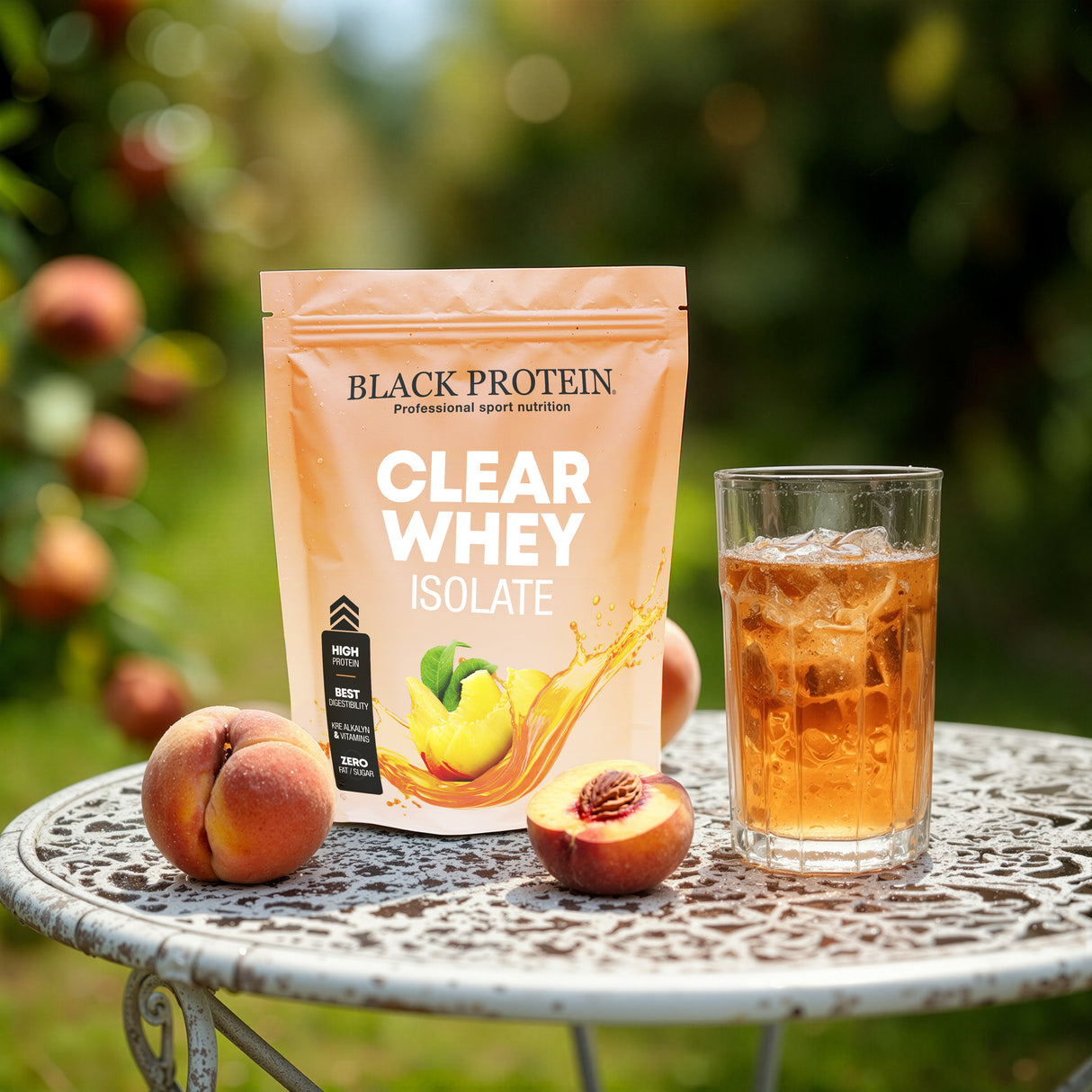 Clear whey isolate